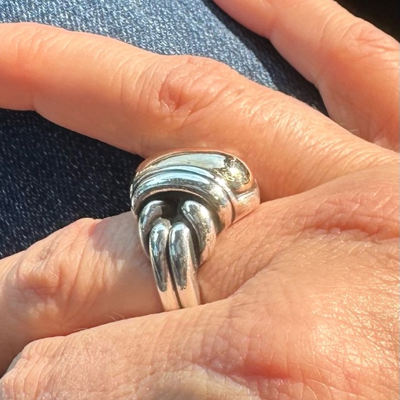 James Avery Large Two Tone Ring - Picture 3 of 5